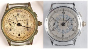 zegarek przed i po renowacji